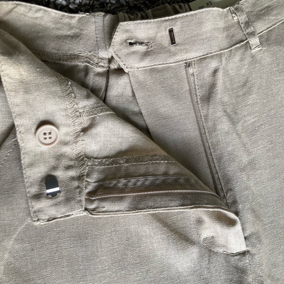 Max Studio Beige Wide-Leg Women's Pants - Picture 3 of 9